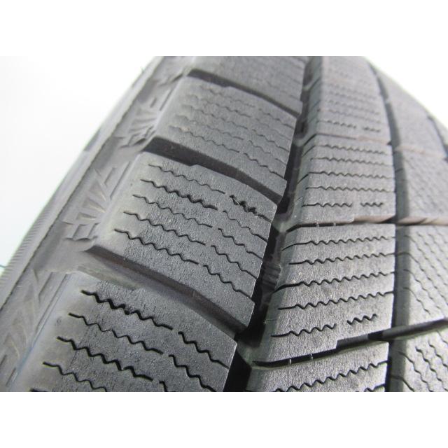 195/60R16 89Q スタッドレスタイヤ BRIDGESTONE BLIZZAK VRX3 バリ溝9分山 2021年製 中古2本セット エア漏れ点検済み Z01974の画像