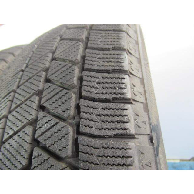 195/60R16 89Q スタッドレスタイヤ BRIDGESTONE BLIZZAK VRX3 バリ溝9分山 2021年製 中古2本セット エア漏れ点検済み Z01974の画像