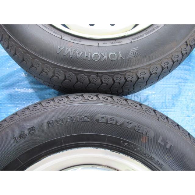 145/80R12 80/78 NLT 145R12 6PR 夏タイヤ ダイハツ純正鉄 12インチ 4B 