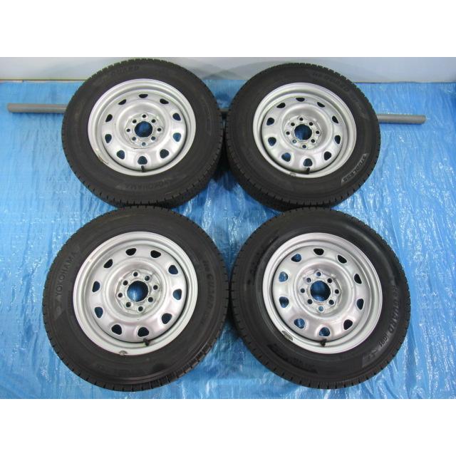155/80R14 88/86N LT スタッドレスタイヤ バランス済 TOPY 14インチ 5J