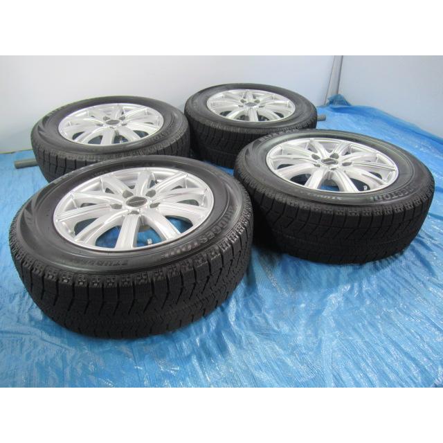 215/60R16 スタッドレスタイヤ バランス済 BALMINUM 16インチ 6.5J 5H 