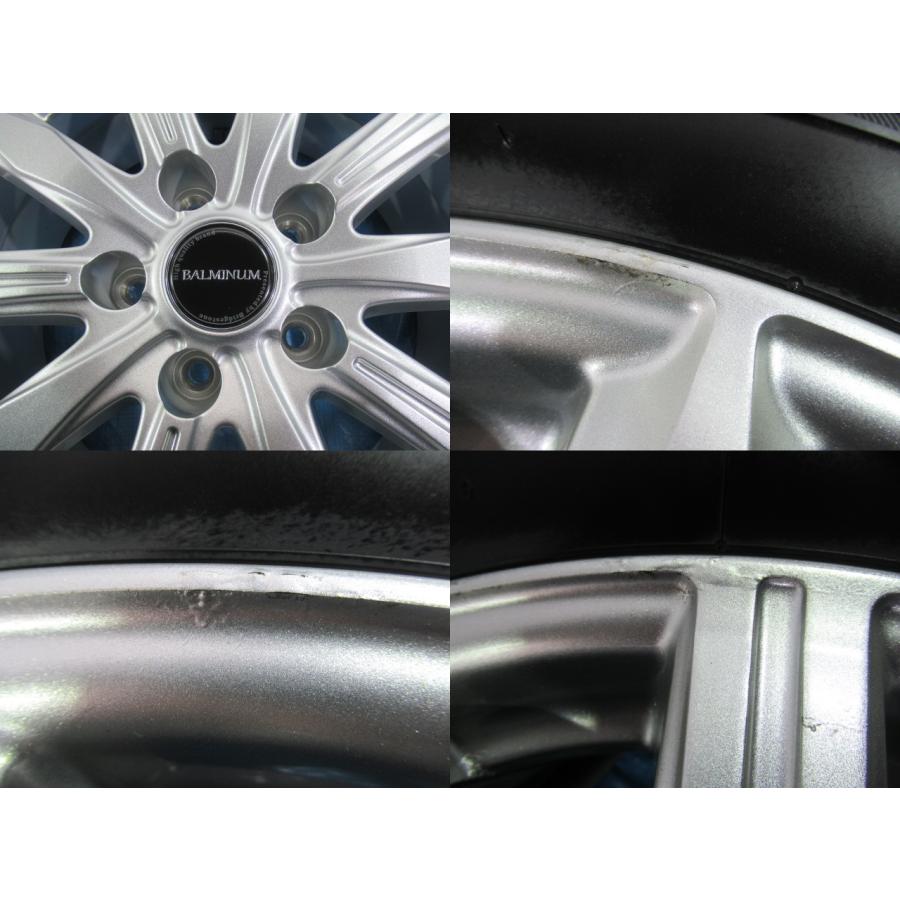215/60R16 スタッドレスタイヤ バランス済 BALMINUM 16インチ 6.5J 5H