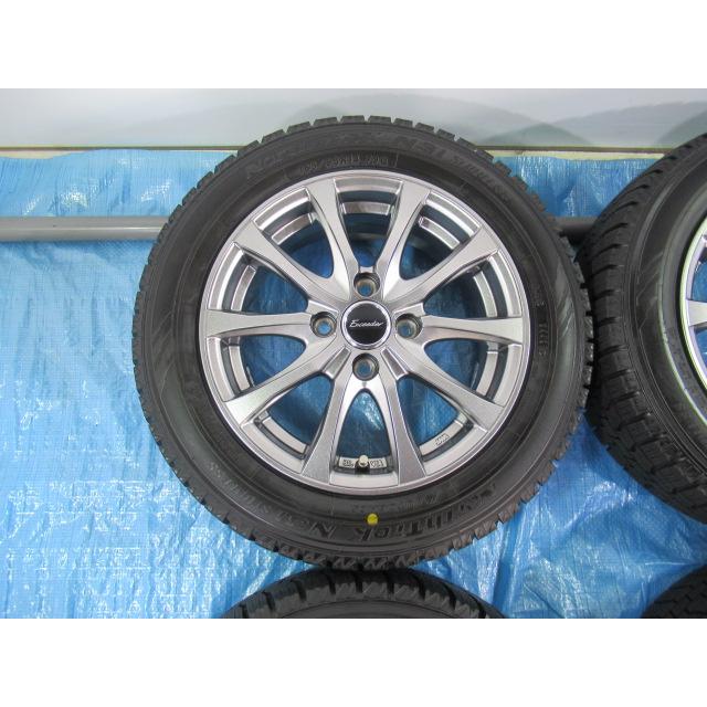 165/65R14 スタッドレスタイヤ バランス済 美品 HOTSTUFF 14インチ 5.5 