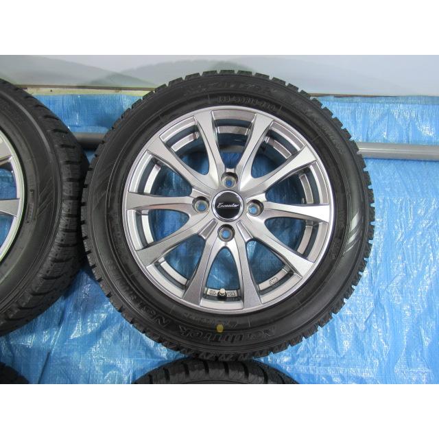 165/65R14 スタッドレスタイヤ バランス済 美品 HOTSTUFF 14インチ 5.5