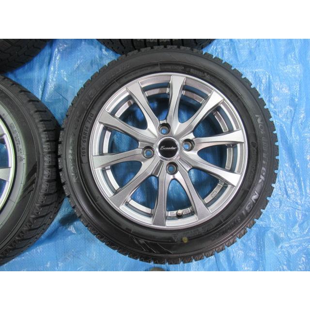 165/65R14 スタッドレスタイヤ バランス済 美品 HOTSTUFF 14インチ 5.5 