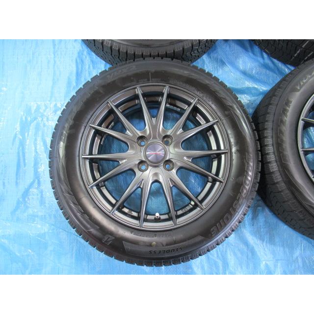 185/60R15 スタッドレスタイヤ バランス済 VRX2 weds 15インチ 5.5J 4H