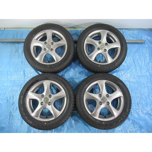 155/65R14 スタッドレスタイヤ バランス済 TOPRUN 14インチ 4.5J 4H 