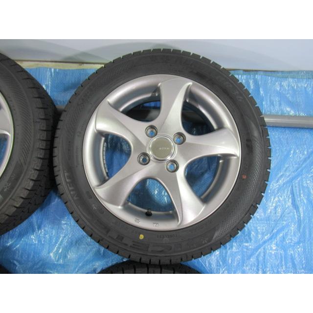 155/65R14 スタッドレスタイヤ バランス済 TOPRUN 14インチ 4.5J 4H 
