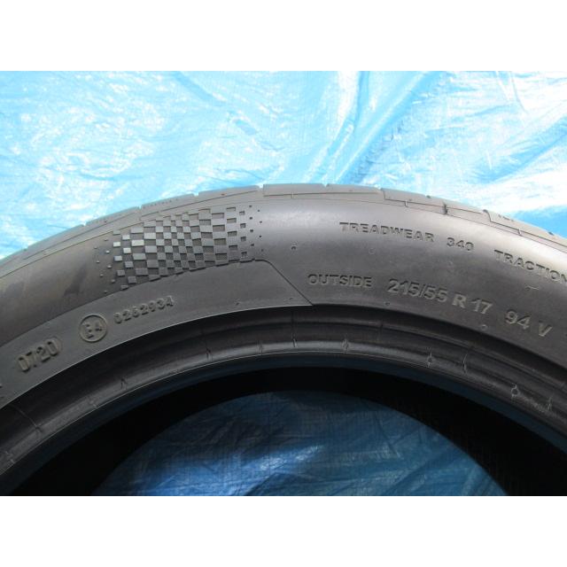 215/55R17 94V 夏タイヤ Continental Contimax Contact MC5 バリ溝8分 
