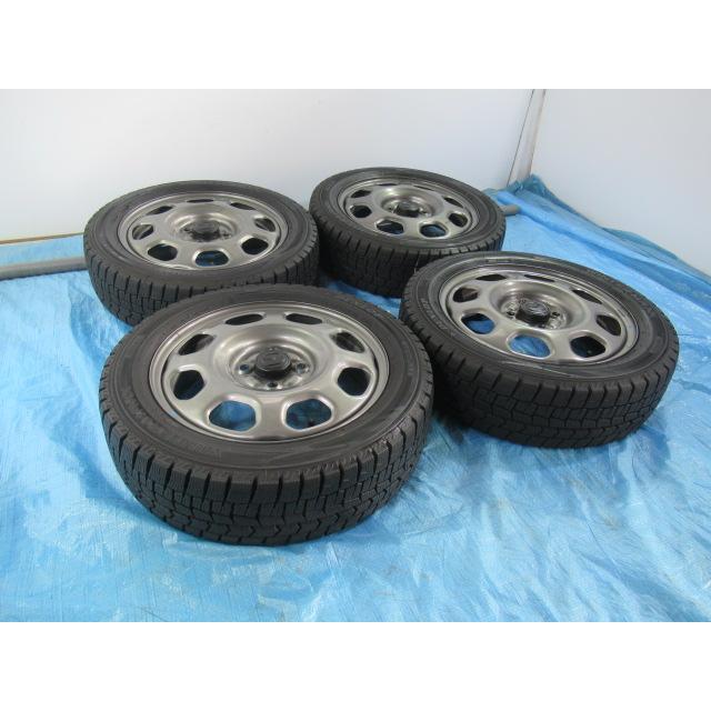 165/60R15 スタッドレスタイヤ バランス済 マツダ スズキ純正鉄 15