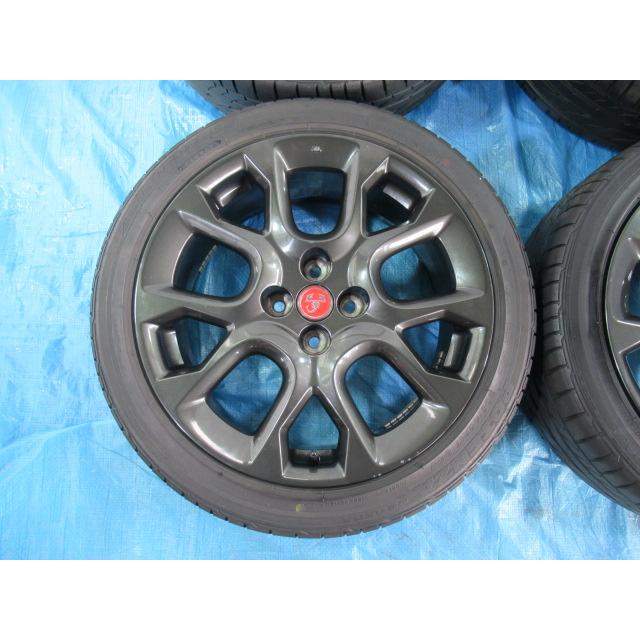 205/45R17 夏タイヤ バランス済 BRIDGESTONE POTENZA RE050A アバルト 124 スパイダー 純正 17インチ 7J ET45 4H/100 中古4本 Z02107の画像