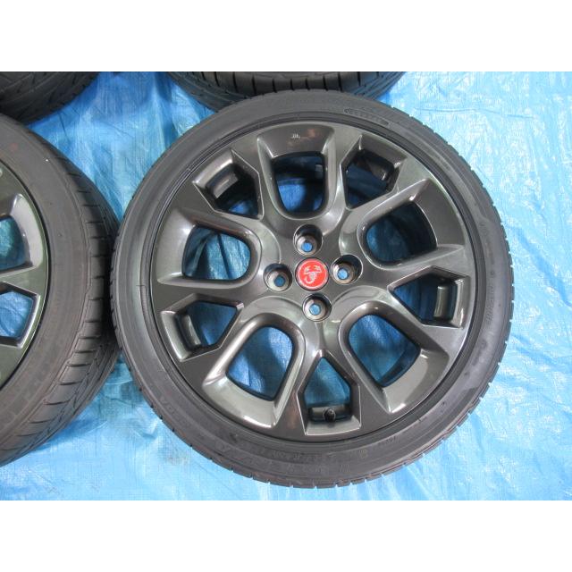 205/45R17 夏タイヤ バランス済 BRIDGESTONE POTENZA RE050A アバルト 124 スパイダー 純正 17インチ 7J ET45 4H/100 中古4本 Z02107の画像