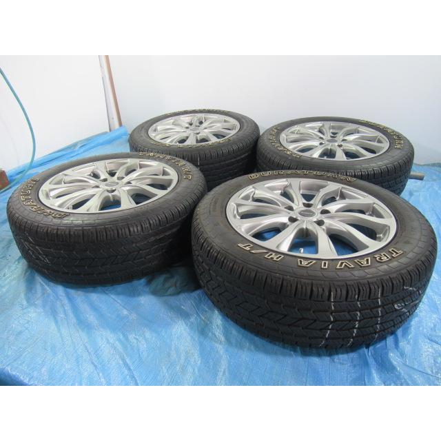 215/60R17 ホワイトレター バランス済 BRIDGESTONE 17インチ 7J 5H