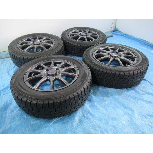 185/65R15 スタッドレスタイヤ DUNLOP 美品 weds 15インチ 5.5J 4H 100