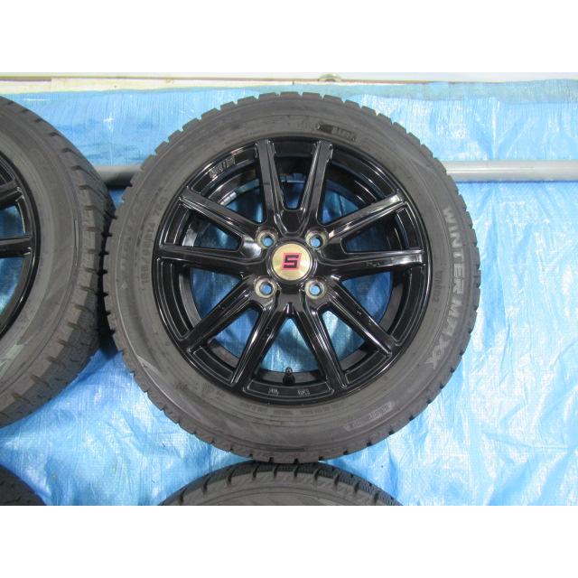 155/65R14 スタッドレスタイヤ DUNLOP KYOHO 14インチ 4.5J 4H 100