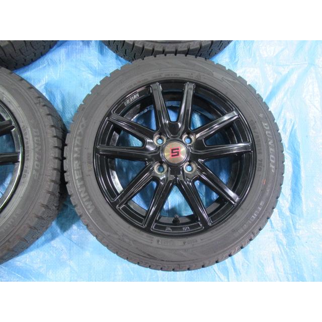 155/65R14 スタッドレスタイヤ DUNLOP KYOHO 14インチ 4.5J 4H 100