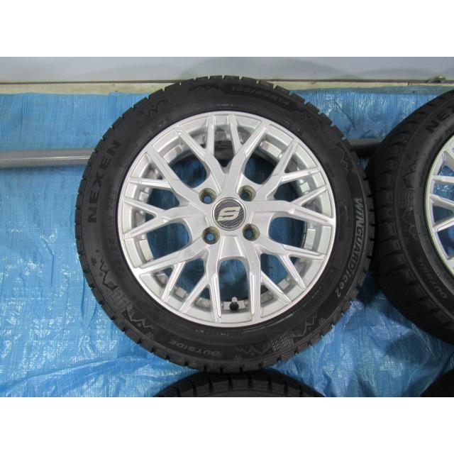 ☆ 新品スタッドレス ☆ スズキ スペーシア ワゴンR 155/65R14 155/65R14 スタッドレスタイヤ NEXEN バランス済 STRANGER 14インチ