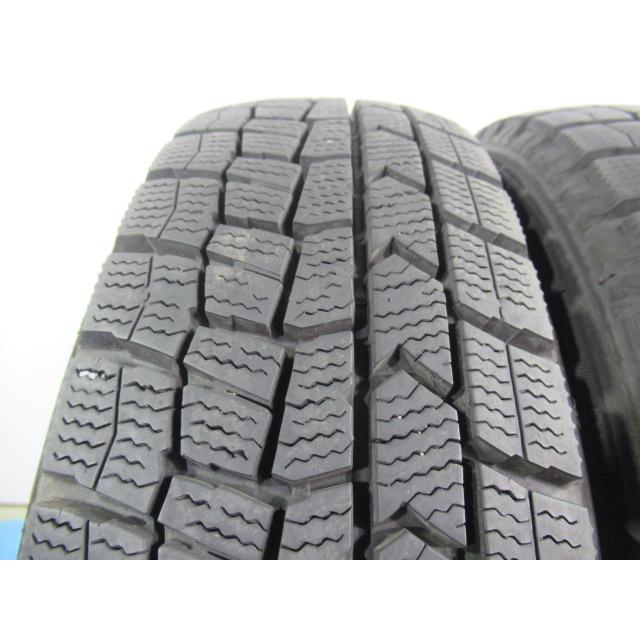155/65R14 75Q スタッドレスタイヤ DUNLOP WINTERMAXX WM02 エア漏点検済 バリ溝9分 2024年製 中古4本セット Z02138_2