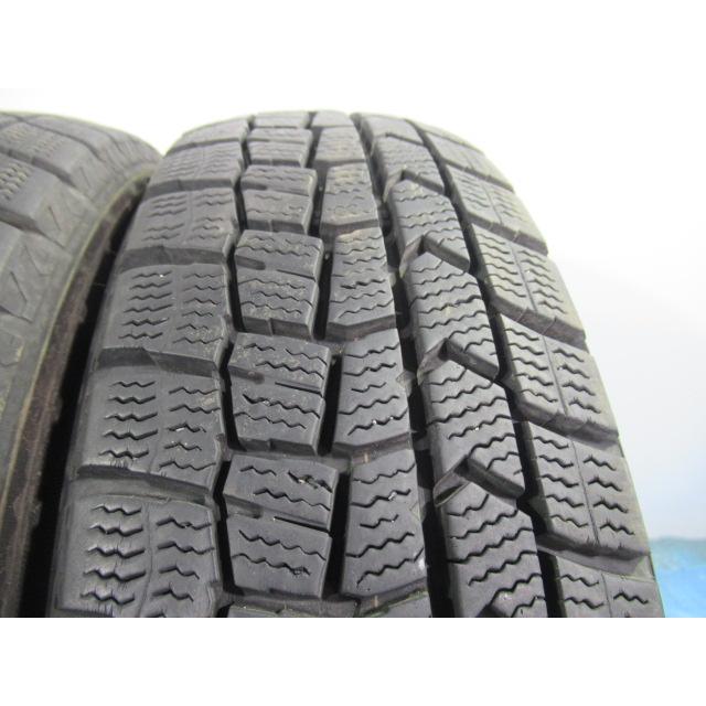 155/65R14 75Q スタッドレスタイヤ DUNLOP WINTERMAXX WM02 エア漏点検済 バリ溝9分 2024年製 中古4本セット Z02138_5