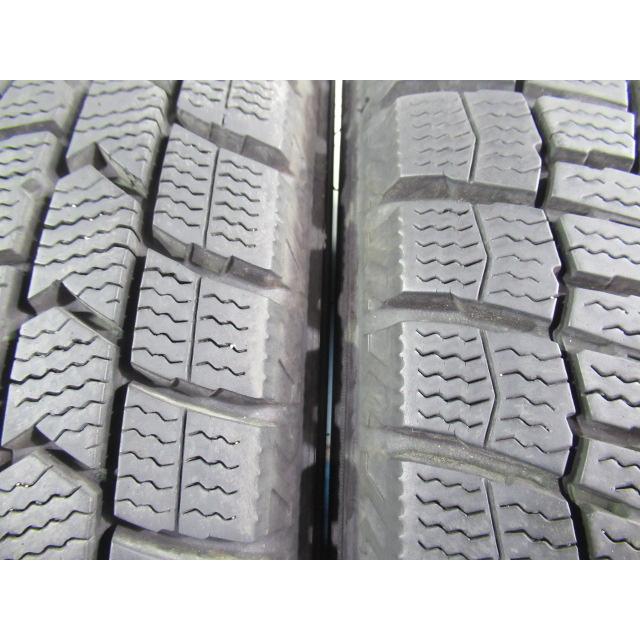 155/65R14 75Q スタッドレスタイヤ DUNLOP WINTERMAXX WM02 エア漏点検済 バリ溝9分 2024年製 中古4本セット Z02138_6