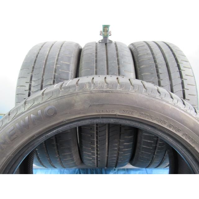 225/45R18 95W 夏タイヤ BRIDGESTONE NEWNO エア漏点検済 バリ溝8分 2024年製 中古4本セット Z02158_8
