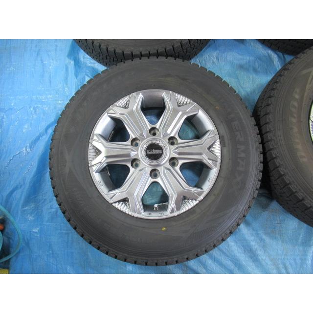 195/80R15 107/105L スタッドレス DUNLOP WILD CRUISING 15インチ 6J