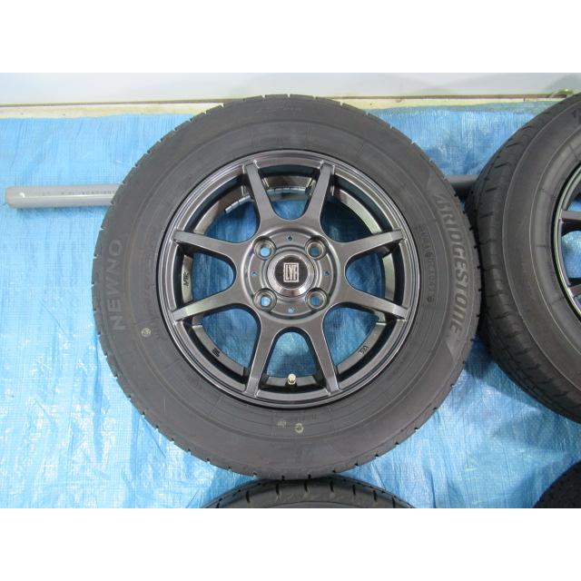 145/80R13 夏タイヤ バランス済 BRIDGESTONE TOPY 13インチ 4B 4H/100