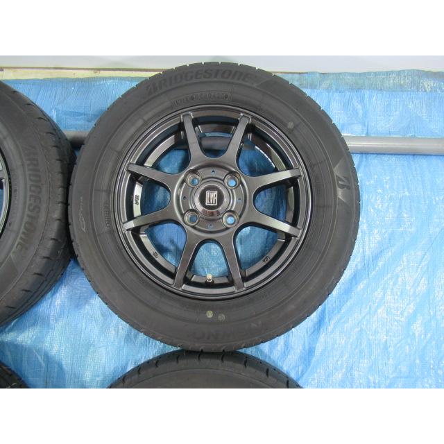 145/80R13 夏タイヤ バランス済 BRIDGESTONE TOPY 13インチ 4B 4H/100