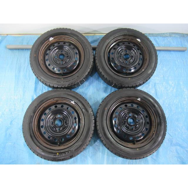 155/65R14 スタッドレス GOODYEAR ダイハツ純正鉄 14インチ 4.5J 4H 