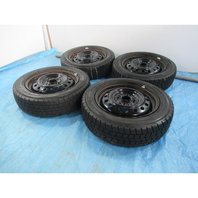155/65R14 スタッドレス GOODYEAR ダイハツ純正鉄 14インチ 4.5J 4H