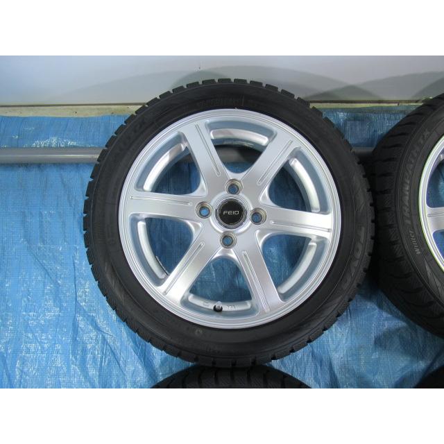 165/55R15 スタッドレスタイヤ バランス済 FEID TOYO 15インチ 4.5J 4H