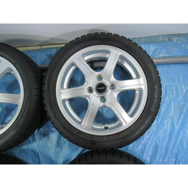 165/55R15 スタッドレスタイヤ バランス済 FEID TOYO 15インチ 4.5J 4H