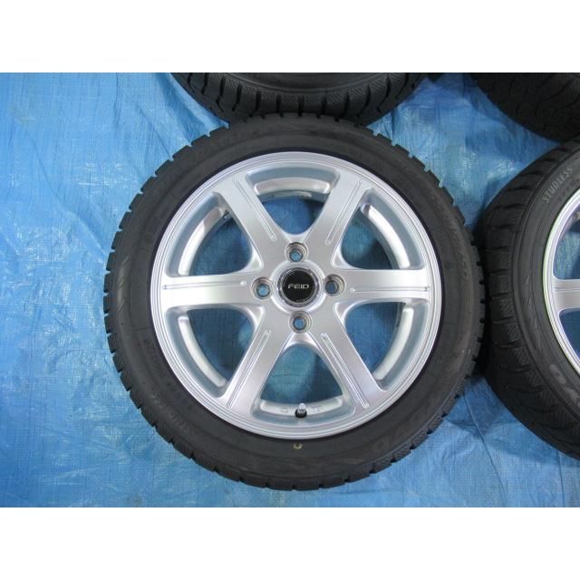 165/55R15 スタッドレスタイヤ バランス済 FEID TOYO 15インチ 4.5J 4H