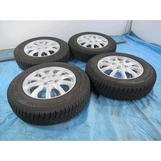 145/80R13 スタッドレスタイヤ バランス済 YOKOHAMA weds 13インチ 4B