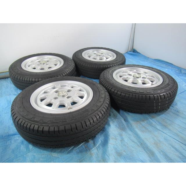 165/80R14 LT 8PR 夏タイヤ MICHELIN WEDS バランス済 14インチ 5J 4H