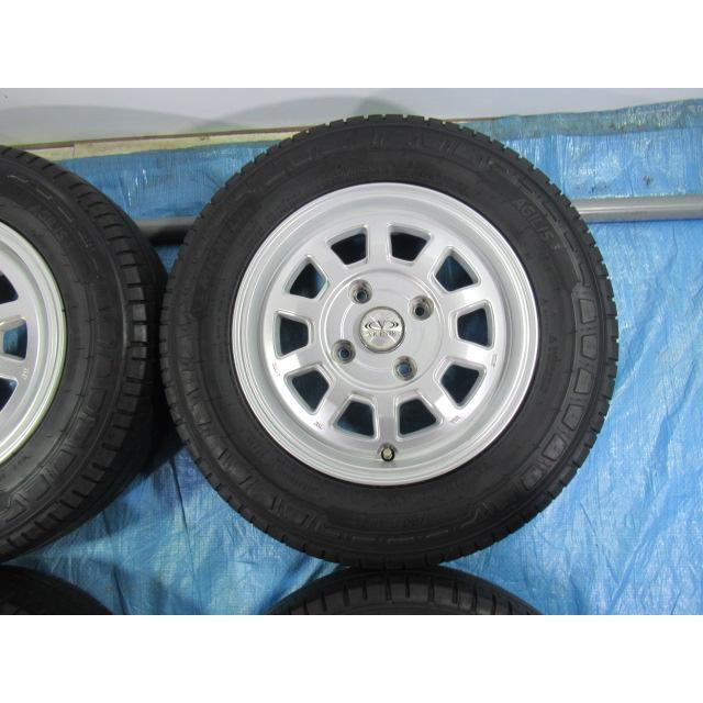 165/80R14 LT 8PR 夏タイヤ MICHELIN WEDS バランス済 14インチ 5J 4H