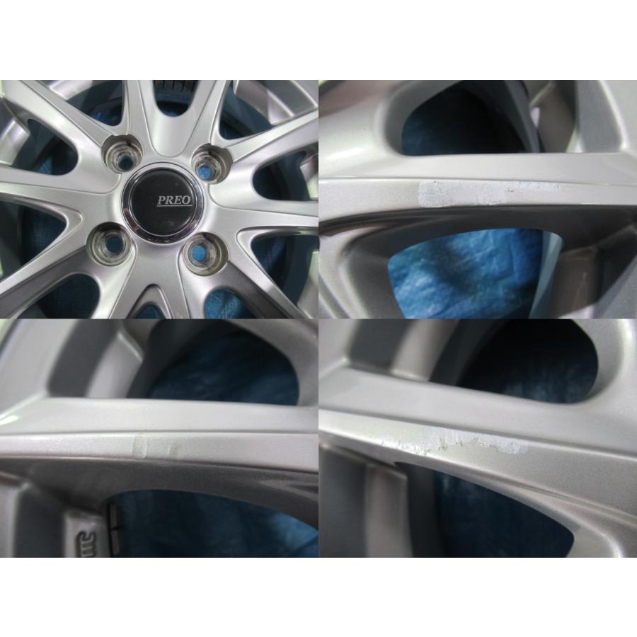 155/65R14 スタッドレス BRIDGESTONE バランス済 PREO 14インチ 4.5J