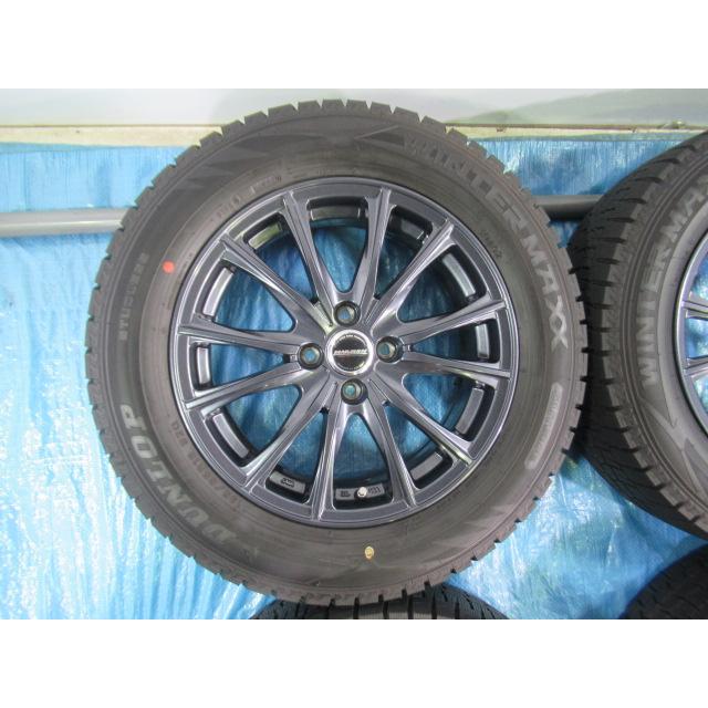 195/65R16 スタッドレスタイヤ DUNLOP WAREN 16インチ 6J 4H/100 ET45