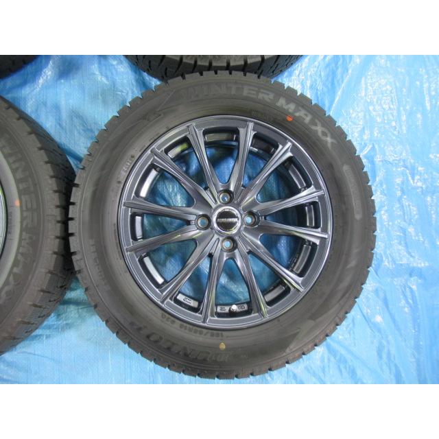 195/65R16 スタッドレスタイヤ DUNLOP WAREN 16インチ 6J 4H/100 ET45