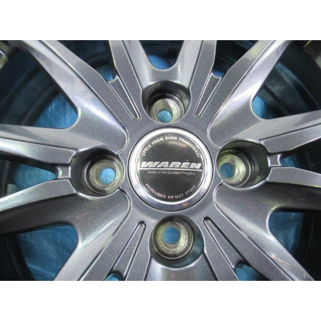 195/65R16 スタッドレスタイヤ DUNLOP WAREN 16インチ 6J 4H/100 ET45