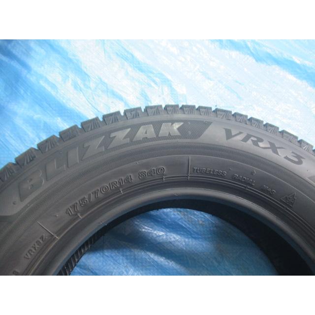 175/70R14 84Q スタッドレスタイヤ BRIDGESTONE BLIZZAK VRX3 エア漏