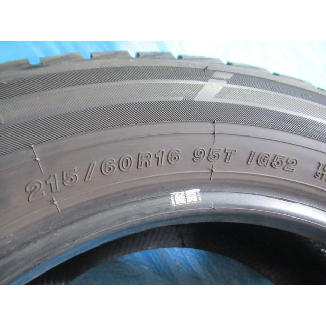 215/60R16 95T スタッドレスタイヤ YOKOHAMA iceGUARD iG52C エア漏