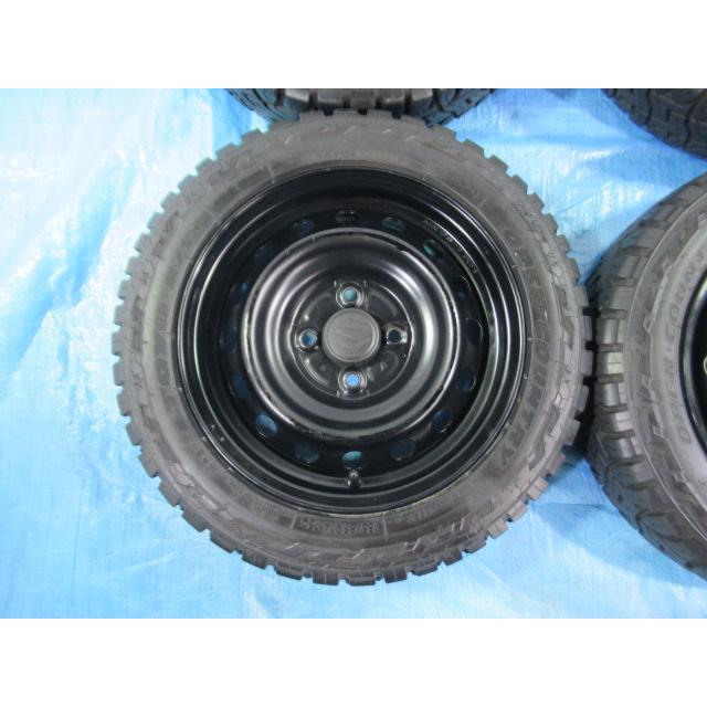 155/65R14 バランス済 TOYO OPENCOUNTRY R/T 鉄ホイール 14インチ 5J