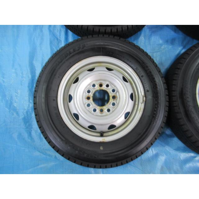 ヨコハマスタッドレス145／80R12 80／78N LT鉄ホイールセット 145/80R12 80/78N LT 6PR スタッドレス バランス済 社外マルチ鉄 12