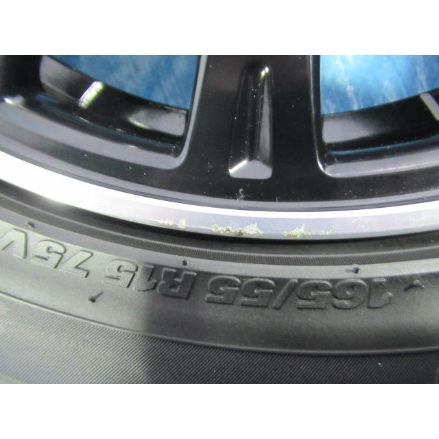 165/55R15 夏タイヤ KUMHO バランス済 ホンダ純正 15インチ 4.5J 4H