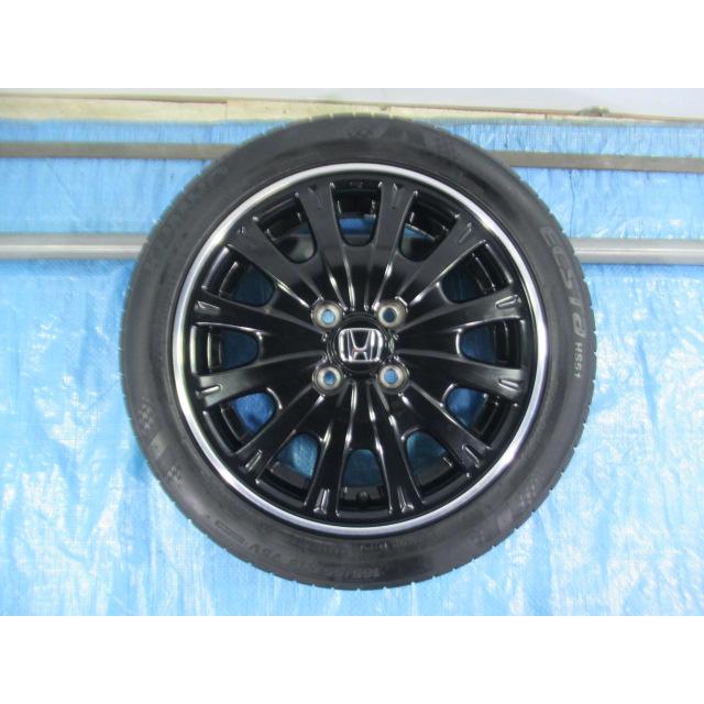 165/55R15 夏タイヤ KUMHO バランス済 ホンダ純正 15インチ 4.5J 4H