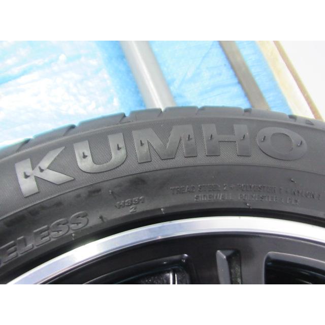 165/55R15 夏タイヤ KUMHO バランス済 ホンダ純正 15インチ 4.5J 4H