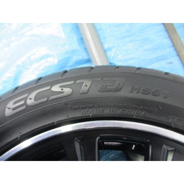 165/55R15 夏タイヤ KUMHO バランス済 ホンダ純正 15インチ 4.5J 4H