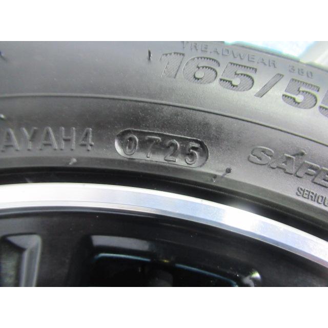 165/55R15 夏タイヤ KUMHO バランス済 ホンダ純正 15インチ 4.5J 4H