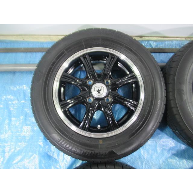 145/80R13 夏タイヤ バランス済 BRIDGESTONE BROOK 13インチ 4B 4H/100